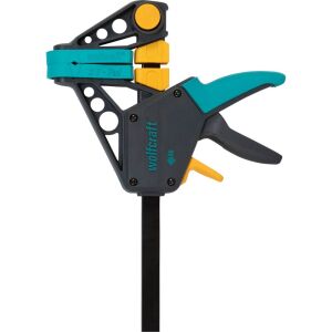 wolfcraft GmbH 3031000 asztalos szorító Gyorsszorító satu 30 cm Zöld, Szürke, Sárga 141471876 - Wolfcraft