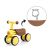 Gyerek futóbicikli  Milly Mally York yellow 141472355