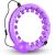 Hula hoop so závažím a masážnou funkciou, fialová 141472452