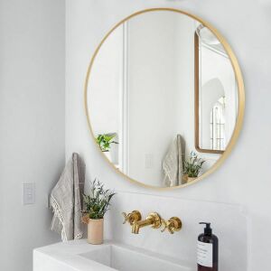 Fali tükör 60cm arany