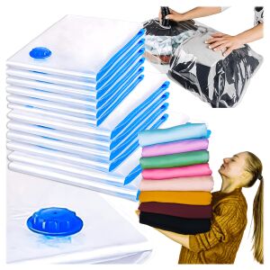 Colaj de saci de vid, haine și utilizare, depozitare care economisește spațiu - Pungi de vidat