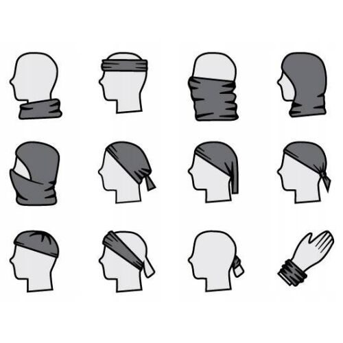 Komin, chusta z tkaniny ze wzorem full print -Rovicky 141473813