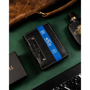 Pionowy męski portfel skórzany duży Always Wild 141475032 - Férfi pénztárca