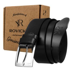 Széles férfi öv fém csattal - Rovicky