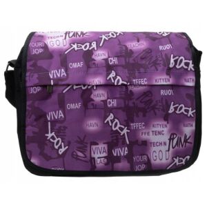 Fiatalos poliészter táska széles, állítható pánttal - Loren