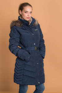 Budmil Női hosszú dzseki #sötétkék 30368362