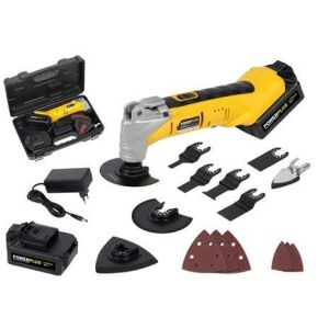 PowerPlus 18V akkus multifunkciós szerszámkészlet tartozékokkal - Multifunkciós szerszám