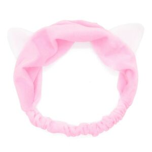 WGW Kozmetikai Hajpánt Hegyes Cica fülekkel - Rózsaszín 141504411 - Fejpánt