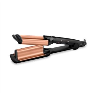 Ondulator de păr BaByliss Deep Waves, negru cald, portocaliu, 2,5 m