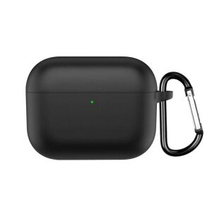 Schutzhülle für kabellose Kopfhörer, THD, kompatibel mit Apple AirPods Pro 3, schwarz