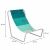 A Springos türkiz összecsukható kerti napozószék méretei