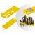 Humberg yellow shelves for tool wall organizer, dimensions