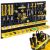 Humberg Szerszámfal black and yellow tool organizer wall with tools and accessories