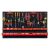 Humberg Tool Wall 128x76cm black and red with organized tools