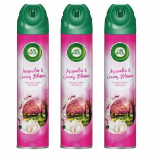 Air Wick Magnolia and Cherry Blossom Aerosol Spray 3x300ml 141542117 - Air Freshener Spray