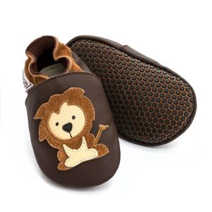 Liliputi Love Soft Paws Schuhe – Beschützerlöwen – XL 141577648 - Schuhe mit weichen Sohlen, Schuhe für den Kinderwagen