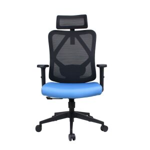 IRISOffice Eclipse Irodai Görgős Forgószék - Fekete / Kék 141588265 - Iris