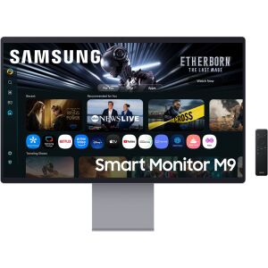 Samsung M90SF számítógép monitor 81,3 cm (32") 3840 x 2160 pixelek 4K Ultra HD OLED Ezüst (LS32FM900SUXEN) 141586459 - Monitor