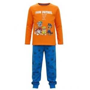 Nickelodeon Mancs Őrjárat pizsama, 4-5 éves (110 cm) méret, narancssárga hosszú ujjú felső és kék nadrág - Nickelodeon Gyerek pizsama, hálóing