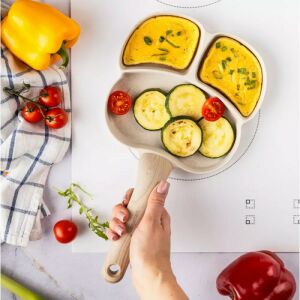 Klausberg KB 7825 3 rekeszes serpenyő, 19 cm, márvány bevonat, indukciós, bézs 141596842 - Klausberg