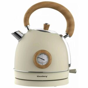 Klausberg KB 7906 krémszínű vízforraló elölnézet - Klausberg