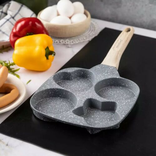 Klausberg KB 7808 4 rekeszes serpenyő, 19 cm, márvány bevonat, különböző formák, indukciós, szürke 141596877