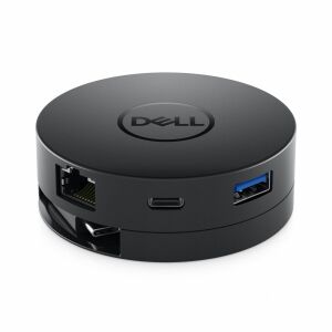 DELL DA300 Kabelgebunden USB 3.2 Gen 2 (3.1 Gen 2) Type-C Schwarz 141597649 - USB-Konverter
