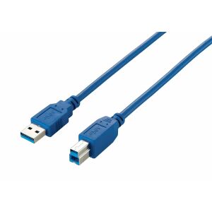 Equip USB3.0 Druckerkabel USB-A->USB-B  St/St  1.80m    blau Polybeutel 141598009 - Computer und Zubehör
