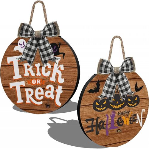 2 darabos JoyTplay Halloween dekorációs szett, fa/textil, többszínű, 50 x 30 cm 141599591