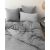 Спално бельо MIDDLY, 2 броя, сиво, микрофибър, 135 x 200 см/ 80 x 80 см 141599657