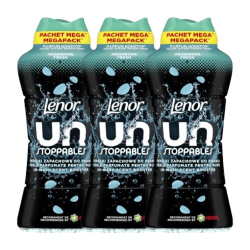 Lenor Unstoppables Fresh in-wash scent booster mega pack, triple pack