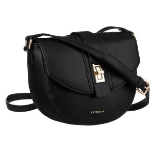Patkó alakú ökológiai bőr válltáska - Peterson