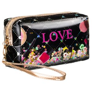 Színes, vízálló utazó kozmetikai táska