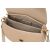 Bézs női patkó alakú mágneses klipszel zárható oldaltáska - Peterson 141637132