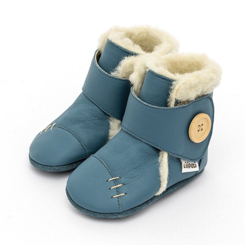 Liliputi Love Soft Sole Boots - Snow Clouds - L