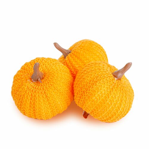 BEWELLO Őszi dekoráció tök szett - csipeszes - narancssárga - 3 db / csomag 141627826