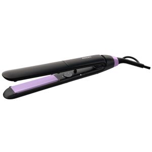 Philips EssentialCare Haarglätter, schwarz mit lila Platten - Haarglätter