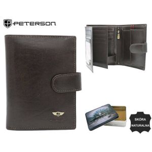 Nagy férfi pénztárca természetes bőrből - Peterson 146395895 - Peterson