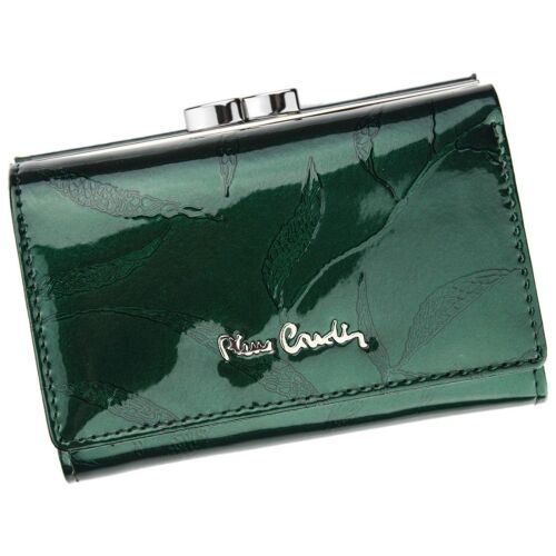 Elegáns női bőr pénztárca levél mintával 141667451 - Pierre Cardin