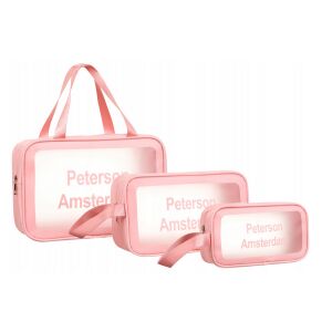 Három vízálló kozmetikai táska szett - Peterson
