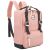Szürke-rózsaszín női hátizsák állítható pántokkal - Himawari 141669442