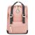 Szürke-rózsaszín női hátizsák állítható pántokkal - Himawari 141669442