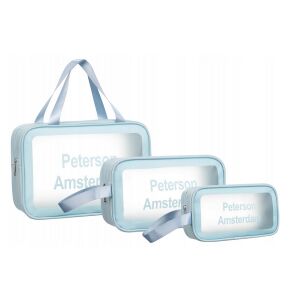 Három vízálló kozmetikai táska szett - Peterson