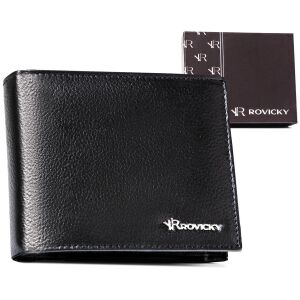 Rovicky márkájú, bőrből készült, kibővített férfi pénztárca 141679555 - Férfi pénztárca