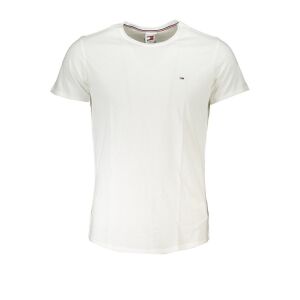 BIAŁY T-SHIRT MĘSKI Z KRÓTKIM RĘKAWEM TOMMY HILFIGER 141682343 - Tommy Hilfiger