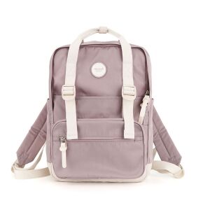 Nagy, városi női hátizsák levendula színben, állítható pántokkal - Himawari 141686507 - Bőrönd &Táska