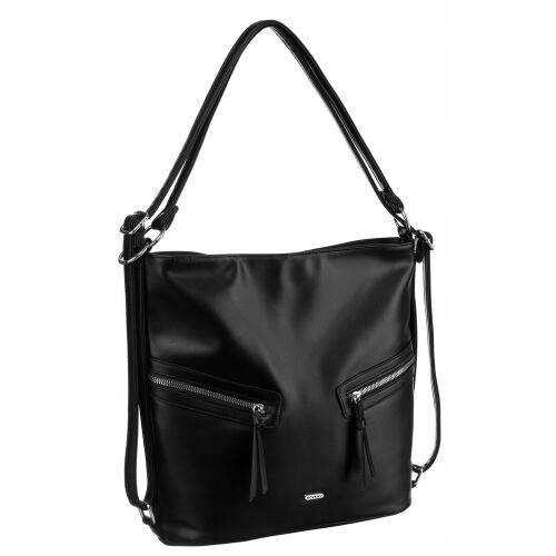 Klasszikus, tágas női kézitáska ökológiai bőrből - Rovicky