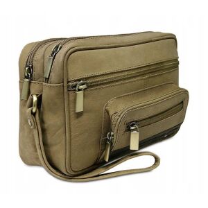 Kétrészes bőr férfi kézitáska Wild