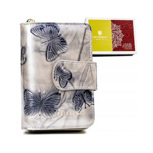 Skórzany damski portfel Peterson PTN 425214-ONBF 141698894 - Peterson