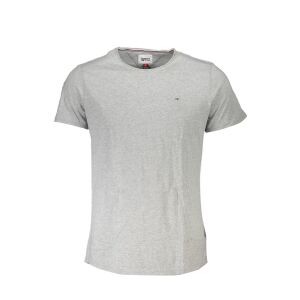SZARY T-SHIRT MĘSKI Z KRÓTKIM RĘKAWEM TOMMY HILFIGER 141704186 - Tommy Hilfiger